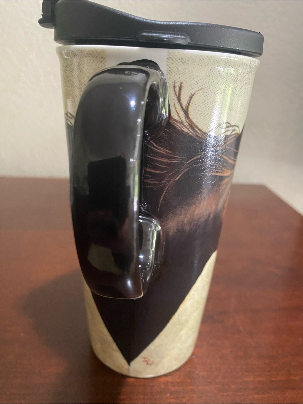 Cypress Home, Horse on the Run, Ceramic Travel Mug. 17 oz - Picture 3 of 9